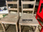 **Kids Table + Chairs - Doggy - UPCYCLED**