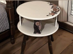 UPCYCLED 2-Tier Side Table - WOOD - End Table**