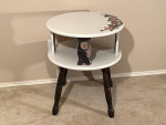 UPCYCLED 2-Tier Side Table - WOOD - End Table**