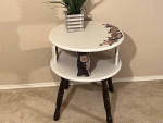 UPCYCLED 2-Tier Side Table - WOOD - End Table**