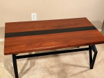 **Coffee Table - Modern Rustic - wood/metal**