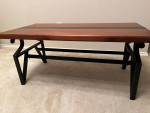 **Coffee Table - Modern Rustic - wood/metal**