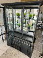 Dining Table Hutch and chairs