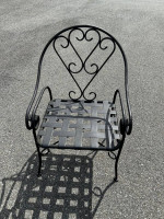 Beautiful Decorative Metal Patio Set Table and 6 Chairs ***
