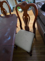 Dining room table and chairs