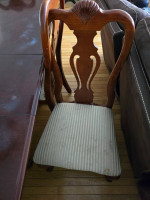 Dining room table and chairs