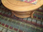 Solid Oak Coffee Table, Lane Furniture.