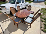 Dining Table with 6 Chairs | Two Leaves | Used