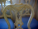 (4) SIDE CHAIRS .. ARMLESS .. NO TABLE .. ESTATE SALE ..