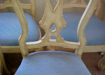 (4) SIDE CHAIRS .. ARMLESS .. NO TABLE .. ESTATE SALE ..