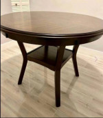 round wooden table