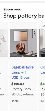 Pottery Barn table lamp