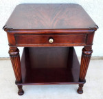 Baker Mahogany Side End Table
