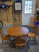 Golden Oak Dining Table