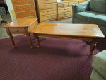HAMMARY COFFEE AND END TABLE $50