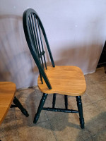 TABLE, BUTTERFLY LEAF AND 2 CHAIRS $135