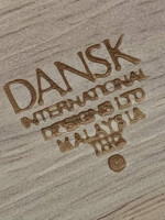Dansk MCM Danish 2-Tier Round Tray Table Removable Lazy Susan