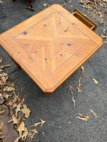 1 solid wood end table