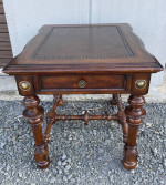 ONE solid wood end table w/ drawer!