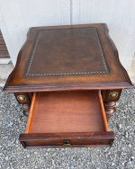 ONE solid wood end table w/ drawer!