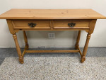 Broyhill Wood 2-Drawer Sofa Console Hall Table w/ Runner