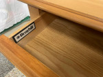 Broyhill Wood 2-Drawer Sofa Console Hall Table w/ Runner
