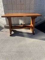Wood Table with book holder