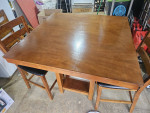40 x 40 Better Homes and Gardens high top table and chair set