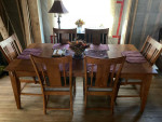 Kathy Ireland Mission Oak Dining Table