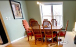 Dining table with 8 chairs