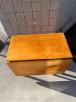 Drop-leaf Wood Dining Table
