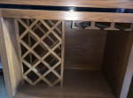 Wood wine rack / bar table!