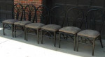 Table and 6 chair set rattan low price a great buy