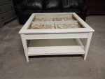 Modern White Square Beach Theme Coffee Table