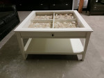 Modern White Square Beach Theme Coffee Table