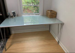 Ikea office desk or table 
61.5 x 30.5 & 29 H
Sturdy clean condition 
Located (5