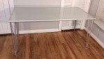 Ikea office desk or table 
61.5 x 30.5 & 29 H
Sturdy clean condition 
Located (5