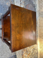 American 19th Century Walnut Bedside Table.