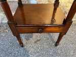 American 19th Century Walnut Bedside Table.