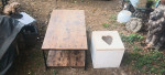 coffee table 43 x 24 n 18 inch tall.  c my other items