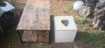 coffee table 43 x 24 n 18 inch tall.  c my other items