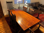 Superb finish pine table