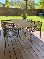 Patio table & chairs