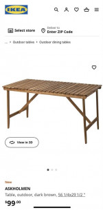 Patio table & chairs