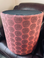 20”W Moroccan Pouf Ottoman / Stool / small Side table 20”H