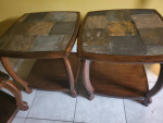 Coffee table, corner table, Dining table and chairs