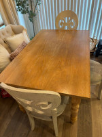 Heavy all wood table