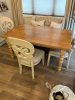 Heavy all wood table