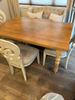 Heavy all wood table