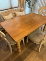 Heavy all wood table